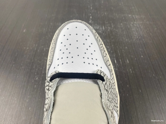 One Kick Jordan 1 Cement High OG White Air DZ5485-052 0717